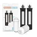 Water Filter Replacement for Berkey, Fluoride Arsenic Reduction Filtration with Ultrafiltration Membrane, Compatible with Berkey Gravity-Fed Water Filter System