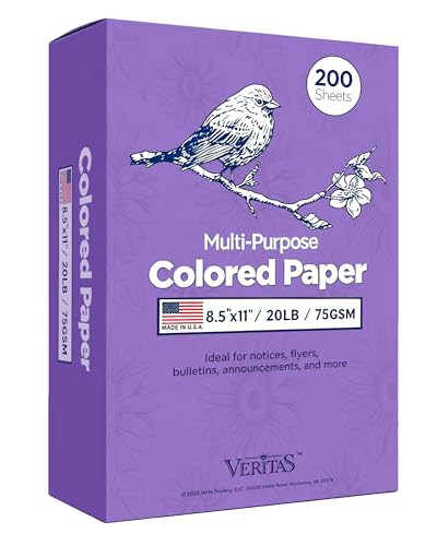 Papier coloré violet pour imprimer des dossiers scolaires et menus de restaurant