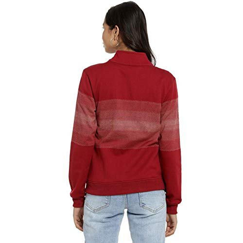 Image of PINACOLADA Women Stylish Striped Casual Jacket(AWZ19 JKHNZP02 W PLN MACR AZ XL)