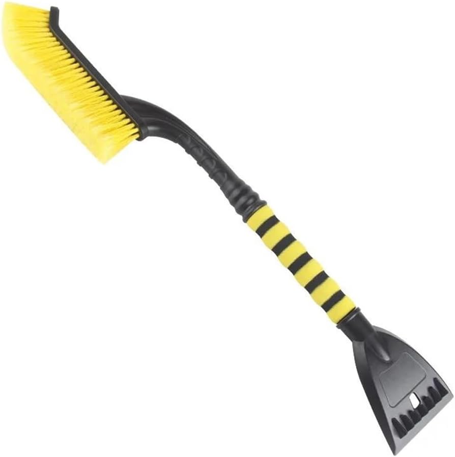 Ice Scraper 1~7PCS Car Snow Scrapper Winter Ice Scraper Shovel Auto Windshield Window Snow Cleaning Scraping Tool Snow Removal Brush Car Scraper Windscreen Scraper(Yellow Black 1pc)