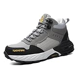 TOUGHSTEPS Steel Toe Work Boots for Men Women, 6