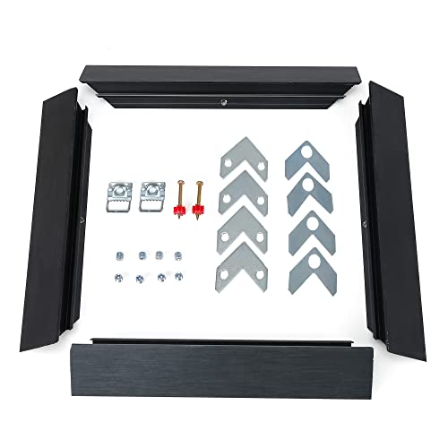 Image of 20x30 DIY Metal Canvas Frame,1.25 inch Deep Floater Frame,Black | YIVIVEN Canvas Frame for Wall Decor,Floater Frame for Canvas Painting,Floating Frames for Prints Artwork(20 inchx30 inch,Black)
