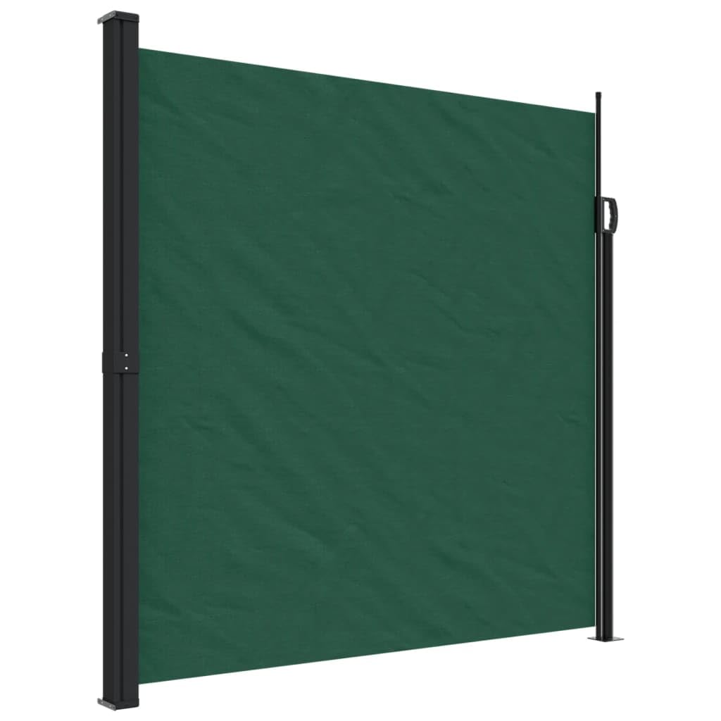 vidaXL Toldo Lateral retráctil Verde Oscuro 200x500 cm