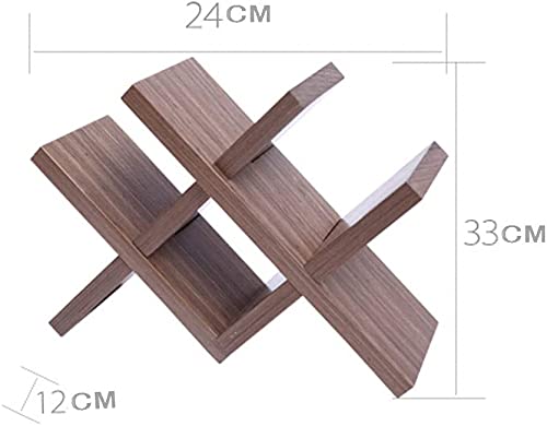 Soporte para botellas de madera maciza miniatura 2