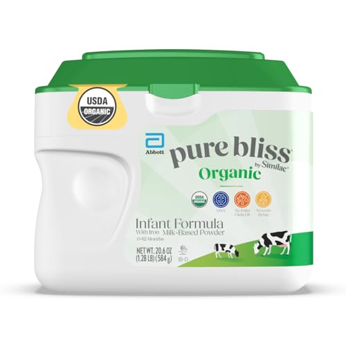 Pure Bliss by Similac | Organic Baby Formula | Easy to Digest | USDA-Certified Organic Infant Formula | 0-12 months | 20.6-oz Powder Tub
