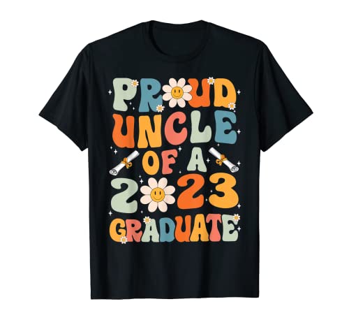 Proud Uncle Of A Class Of 2023 Graduated Graduation Men Camiseta