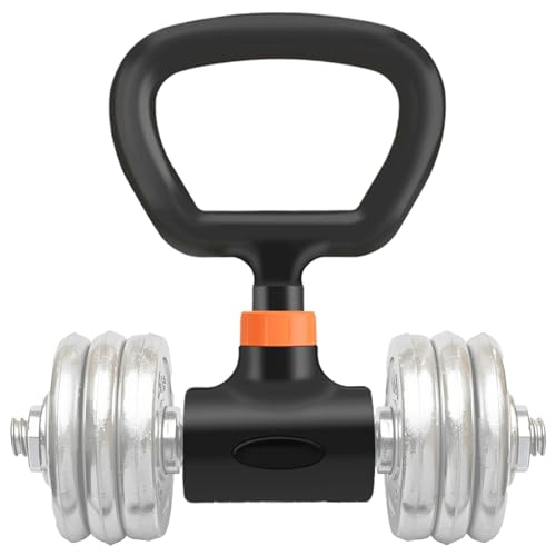 Dybnuhoc Convertidor de pesas rusas | Puños de pesas rusas para mancuernas, accesorios de entrenamiento, adaptador de equipo de fitness ajustable para entrenamiento de fuerza, levantamiento de pesas