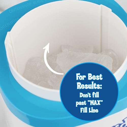 Image of Kool-Aid Shave Ice and Snow Cone Machine, Multi-Use Ice Shaver for Frozen Treats, Slushies, Snow Cones, and More - Reusable Cup and Ice Mold, Stainless Steel Blades - Red, White, & Blue