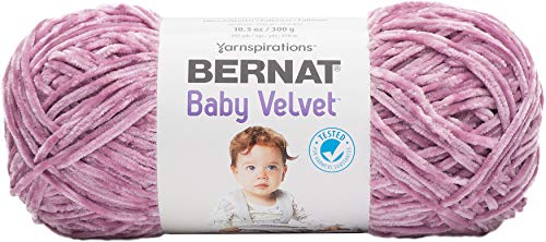 Image of Bernat Baby Velvet Yarn, Orchid Hush, 1 Count (Pack of 1)