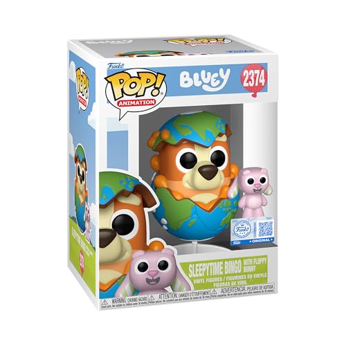 Funko Pop! & Buddy: Bluey - Bingo with Floppy - Figura de Vinilo Coleccionable - Idea de Regalo - Mercancía Oficial - Juguetes para niños y Adultos - Figura Modelo para coleccionistas y exhibición