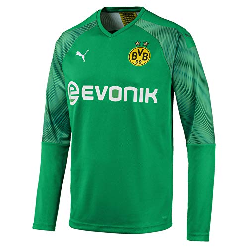 PUMA Herren Torwarttrikot BVB LS Replica mit Evonik Logo ohne OPEL Logo, Bright Green, L, 755753
