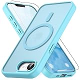 Ya en manzanajugosa.com: Vansdon Funda Magnética para iPhone 16e / iPhone 17e con 1 Piezas Cristal Templado, Compatible con Magsafe, Protección contra caídas de Grado Militar, Carcasa translúcida Mate Ultrafina-Azul Claro