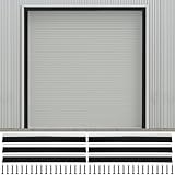 DoubleFill 10×10ft Garage Brush Seal Kit for Roll-up Doors 3' Standard Brush with Aluminum Track Weatherproof...