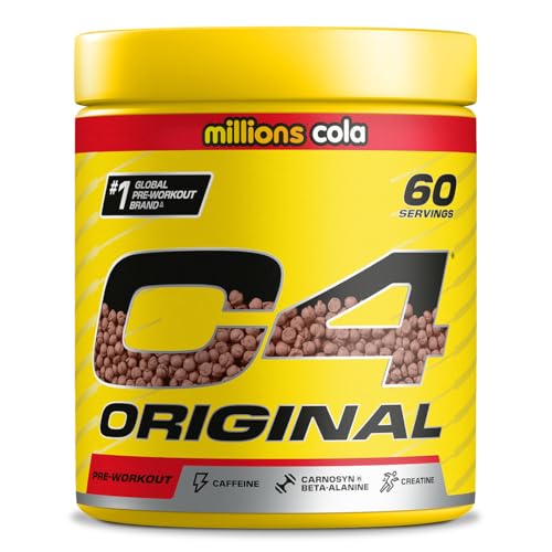 C4 Original Pre Workout Cola poudre | Booster sans sucre créatine bêta-alanine