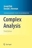 Complex Analysis (Undergraduate Texts in Mathematics)