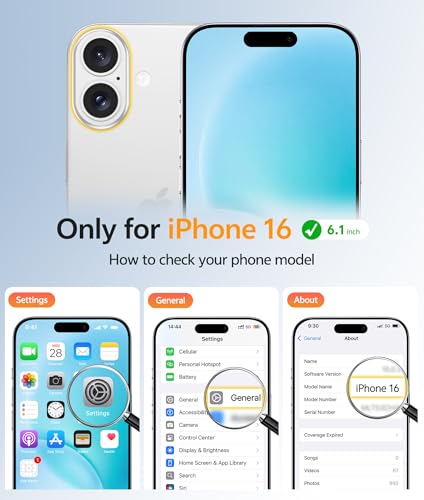 Image of FNTCASE for iPhone 16 Case: [Compatible with Magsafe] Translucent Matte Cases with [Full Camera Protection] [Screen Protector] Military Grade Shockproof Protective Phone Cover - White