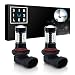 SiriusLED Projection DRL Fog Light LED Bulb Size 9006 HB4 Color 6000K White 30W Pack of 2