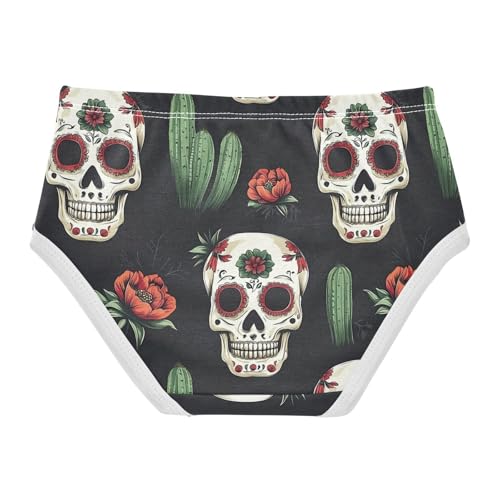 Sugar Skull Cactus Toddler Girls's Underwear 2T 202c11282