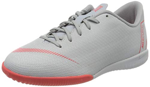 Nike Unisex-Kinder Mercurial VaporX XII Academy Indoor Fitnessschuhe, Mehrfarbig (Wolf Grey/Lt Crimson/Pure Platinum 060), 35.5 EU