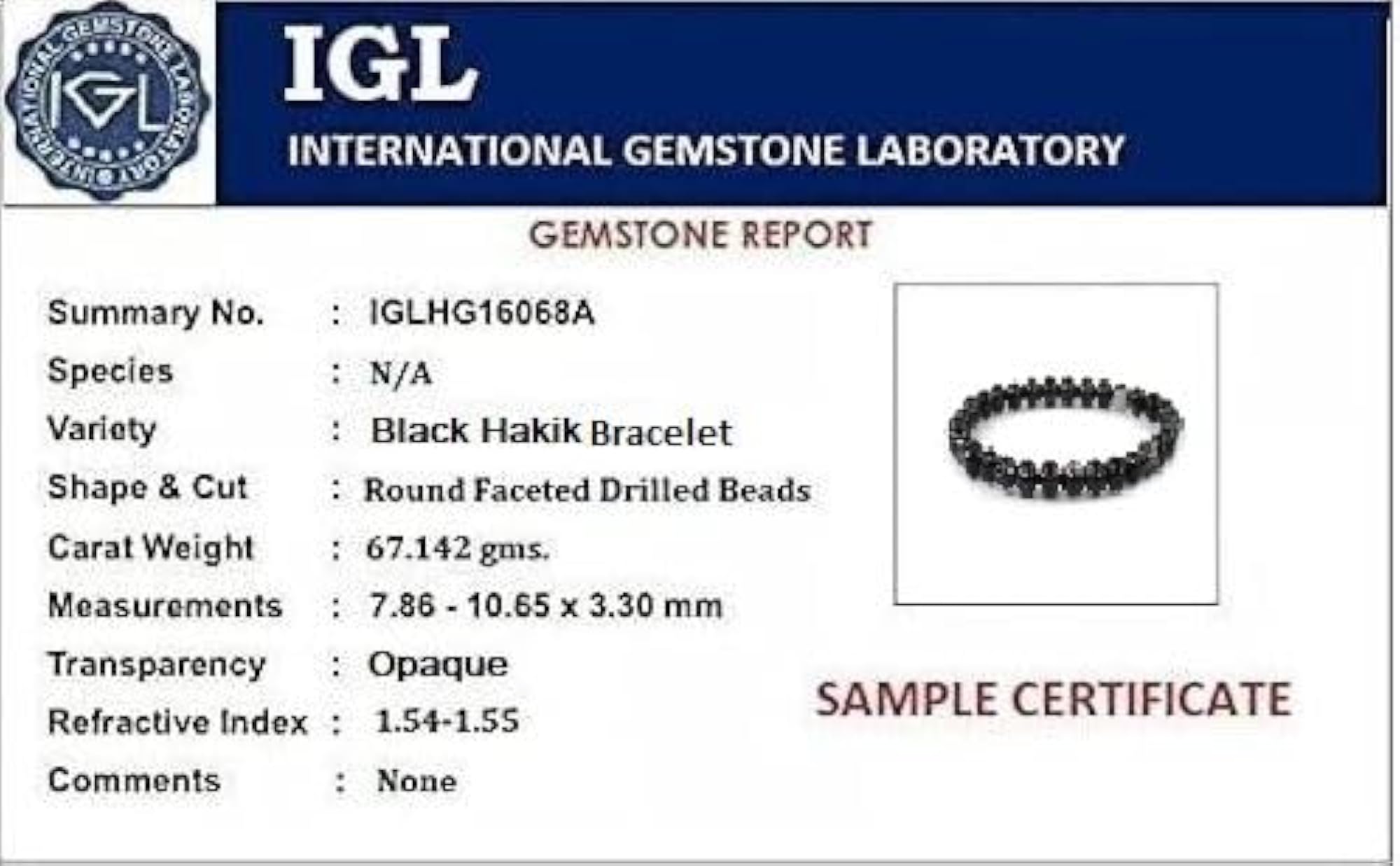 Black Sulemani Hakik Stone Bracelet, Original Design
