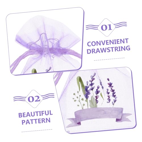 Bolsitas aromáticas de malla lavanda 20 piezas miniatura 3