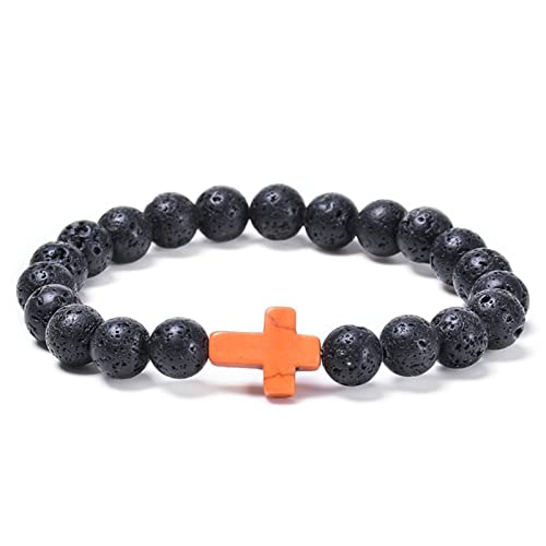 Bracelet en pierre de lave de 8 mm WXKAGF pour votre bien-être