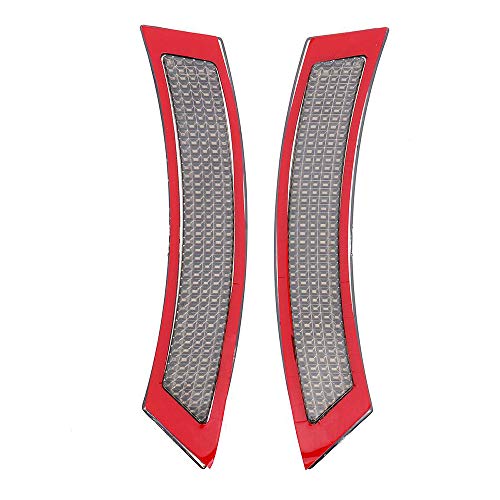 Image of 2pcs for E92 E93 3 Series 2Door 2007-2013 Front Side Marke Fender Bumper Reflector (Clear Lens)