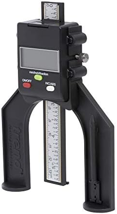 Trend GAUGE/D60 Digital Depth Gauge with 60mm Jaw Opening for Setting Rebates and Grooves, Black, 240V