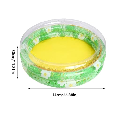 Piscine gonflable fleur à paillettes grand format pour le jardin