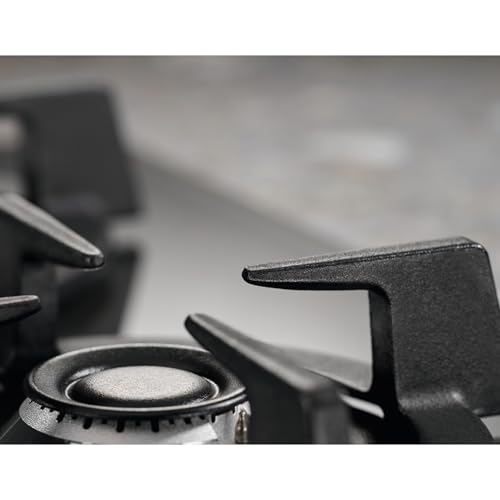 Electrolux 600 Series EGG64272M Piano Cottura a Gas su Vetro 60 cm, Controllo Fiamma StepPower, 4 Fuochi, Griglie in Ghisa, Accensione Integrata, Sistema di Sicurezza - Immagine 1