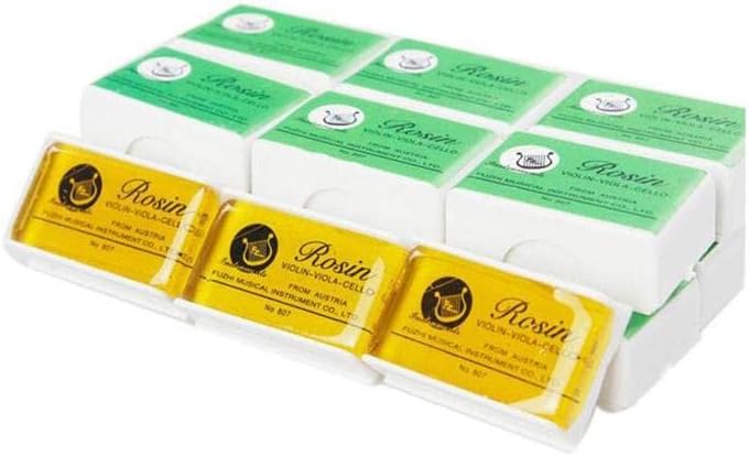 Miniatura 9 de Geva - Juego de 8 colofonias para violín natural, resina de bajo polvo, para violín, viola y violonchelo