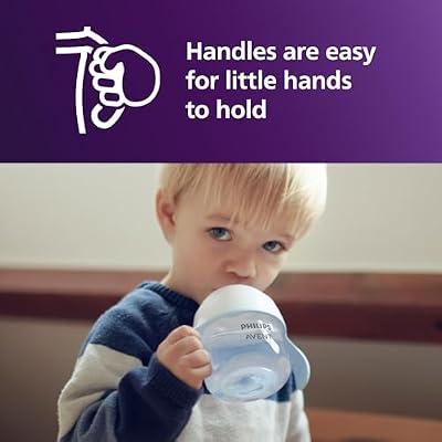 Philips Avent Natural Trainer Cup with Extra Fast Flow Natural Response Nipple (Flow 5) and Soft Spout, 5oz, SCF263/01