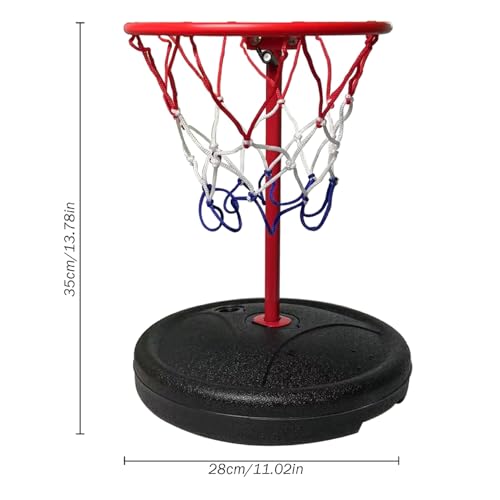 Aro de baloncesto para piscina con base estable y red de alta densidad 7