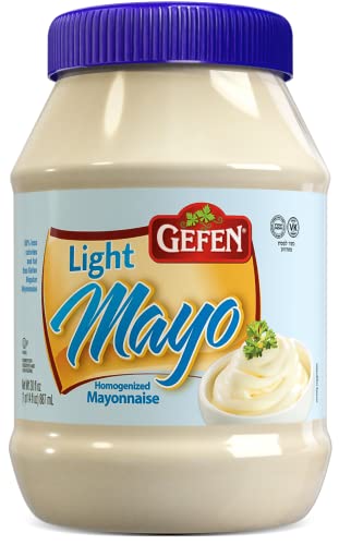 Gefen Rich & Creamy Light Mayonnaise, 30oz | No Corn Syrup | Soy Free | Great Flavor & Consistency | Certified Kosher for Passover