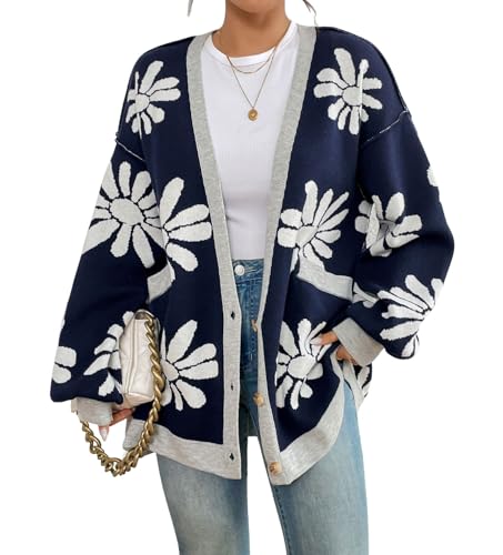 Zenana SNAP Button Sweater Cardigan with Ribbed Detail H