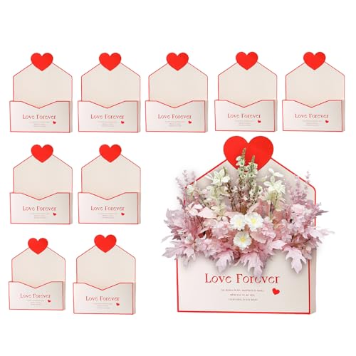Boîtes d'enveloppes de Saint-Valentin pour décorer vos tables de fête