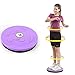 NJZYB Conseil Wobble Équilibre, Cardio Exercice Twist Conseil avec précision avec roulement à Billes Équilibre Wobble Disc Coussin, Yoga Stretching, pour la Maison, Le Bureau, en Plein air,Violet