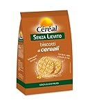Céréal Biscotti Ai Cereali Croccanti Biscotti senza Lievito, Crispies di Farro, Mais, Fiocchi di Riso, 50 Mini Biscotti