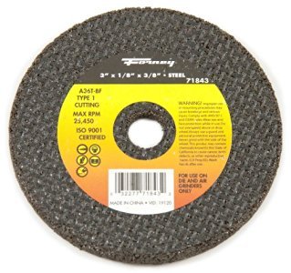 Forney Cut-Off Wheel 3 "X1/8 "X3/8 " 25500 Rpm