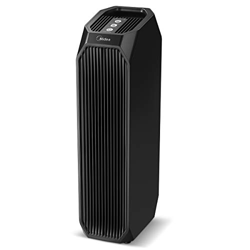 Purificador de Ar HEPA com Filtro de Carvão Ativado e LED UV para Alergias, Pólen, Animais de estima