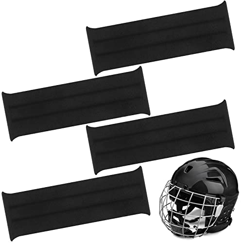 Bandeau de sudation pour casque de vélo et chantier Bonuci en coton absorbant noir Lot de 4