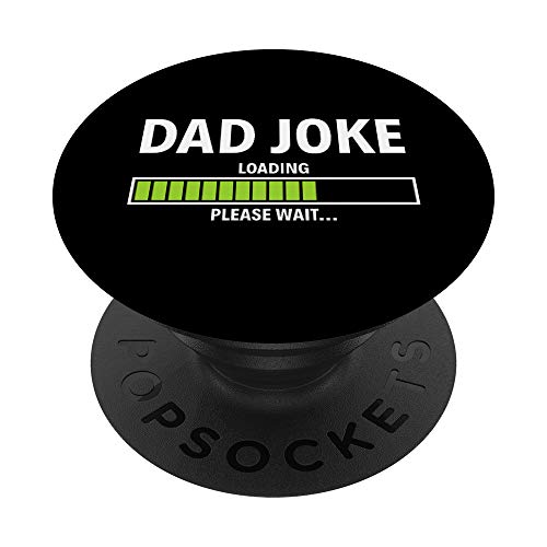 Dad Joke Loading Please Wait. Funny gift for humorous dads, fathers, grandfathers, anyone who always tells dad jokes or has a great sense of humor.