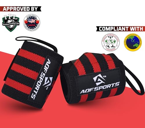 Wrist-Wraps-for-Weightlifting-USPA-IPL-Approved-18-Gym-Wrist-Support-with-Thumb-Loop-Heavy-Duty-Lifting-Wrist-Straps-for-Fitness-Workout-Powerlifting-Bodybuilding-Pair