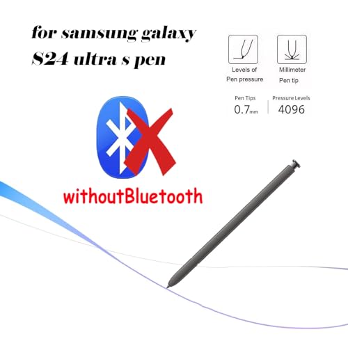 Image of Galaxy S24 Ultra S Pen Replacement For Samsung Galaxy S24 Ultra Stylus Pen,Withoutbluetooth,0.7Mm Fine Tip For Precision,Us Version,Ej-Ps928Byegus(Dark Gray)