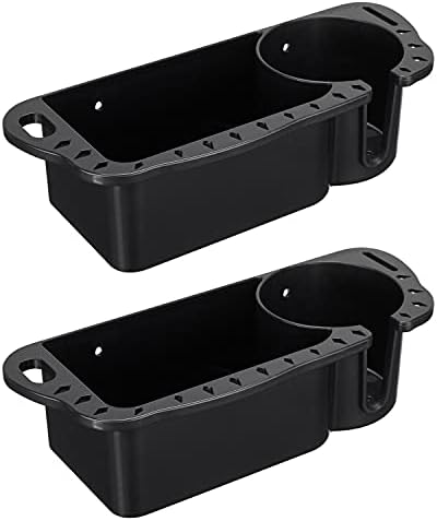 Kemimoto Boat Caddy Organizer, Marine Cup Holder Universal Fit for Bass Boat Kayak Pontoon Jon Boat Fishing Caddy Cabin Storage