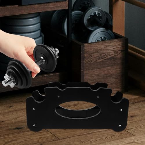 ERINGOGO Soporte para Mancuernas de Plástico Resistente Multi- Organizador Compacto para Pesas Pequeñas Base Estable para Almacenamiento Casa Accesorio Duradero para Gimnasio Doméstico - imagen 9