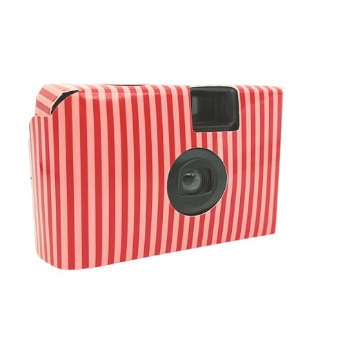 Disposable 135 Film Camera Striped Pattern Point And Shoot Cameras Nostalgic Boyfriend Girlfriend Graduation Gift Time Use 135 Film Camera