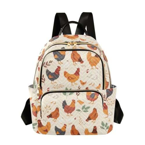 Sac à dos rustique femme en polyester léger idéal pour vos balades et sorties quotidiennes