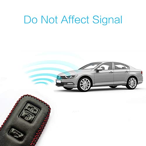 MECHCOS Compatible with fit HYQ14FBA 2016 2017 Toyota Tacoma Land Cruise Prius V RAV4 3buttons Leather Keyless Entry… - Image 4