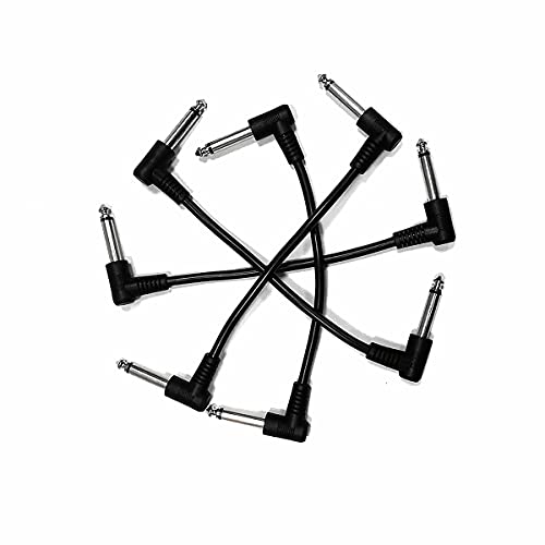 Câbles patch pour pédale d'effet Lot de 8 jacks indispensables en studio et scène - 4